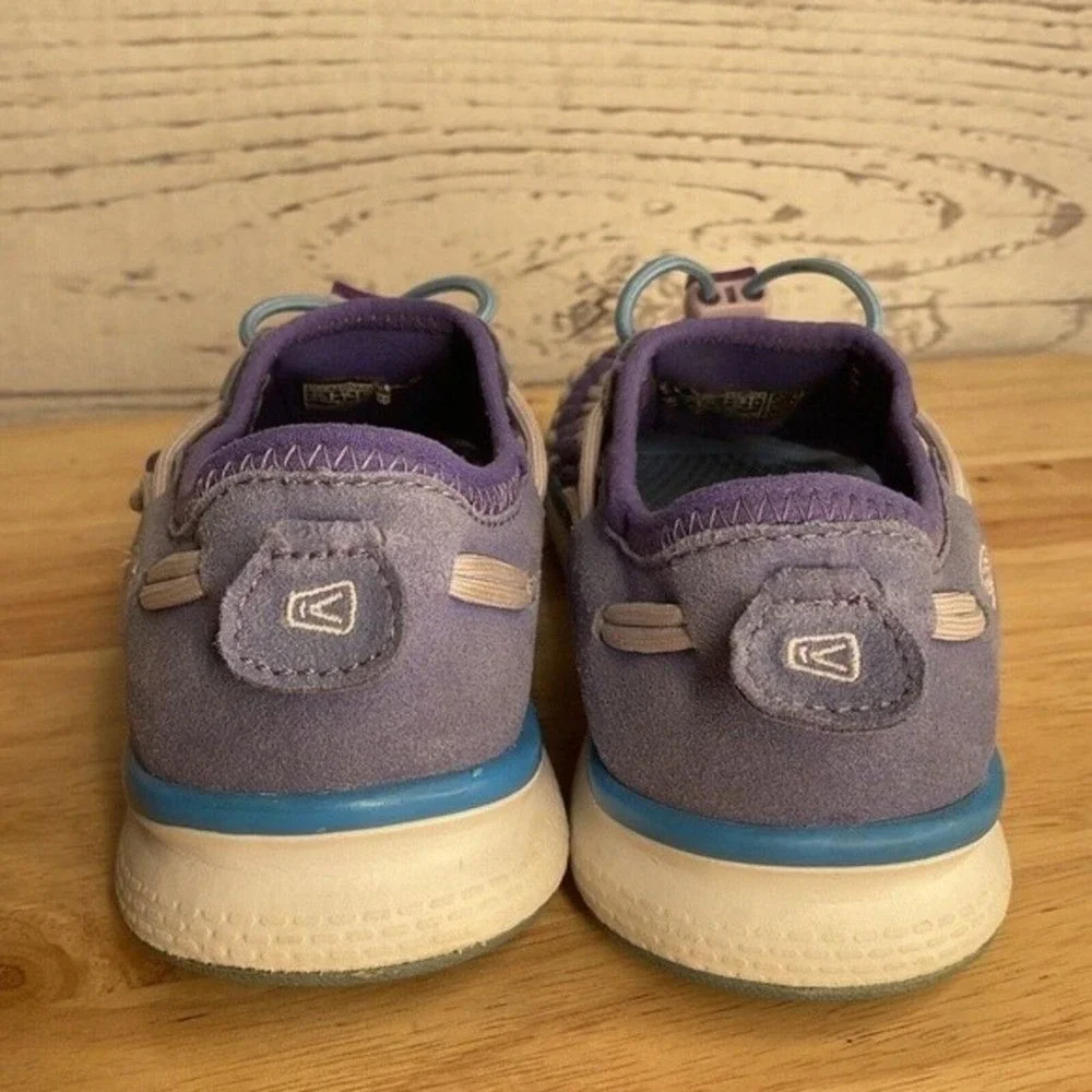 Keen Uneek O2 Bungee Strap Liberty Azure Purple Sandals Youth Girls 1‎ Thailand